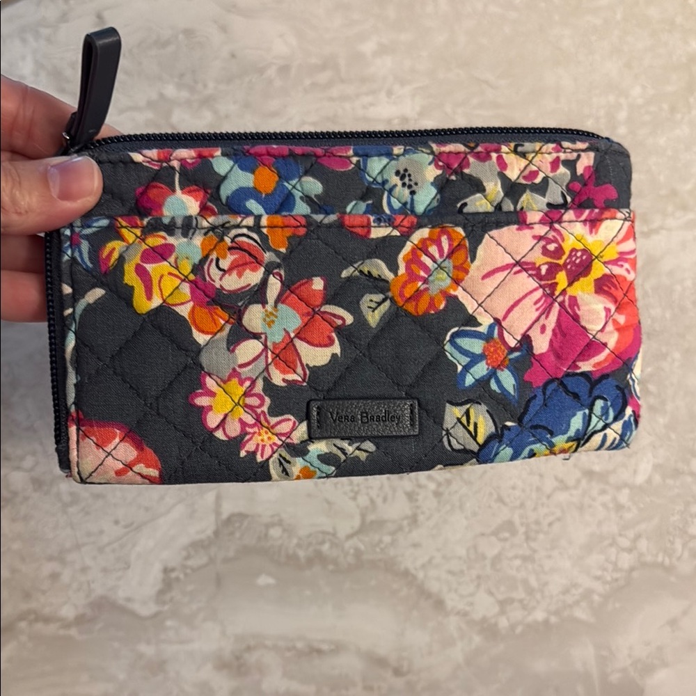 Vera Bradley Multicolor Floral Quilted Wallet